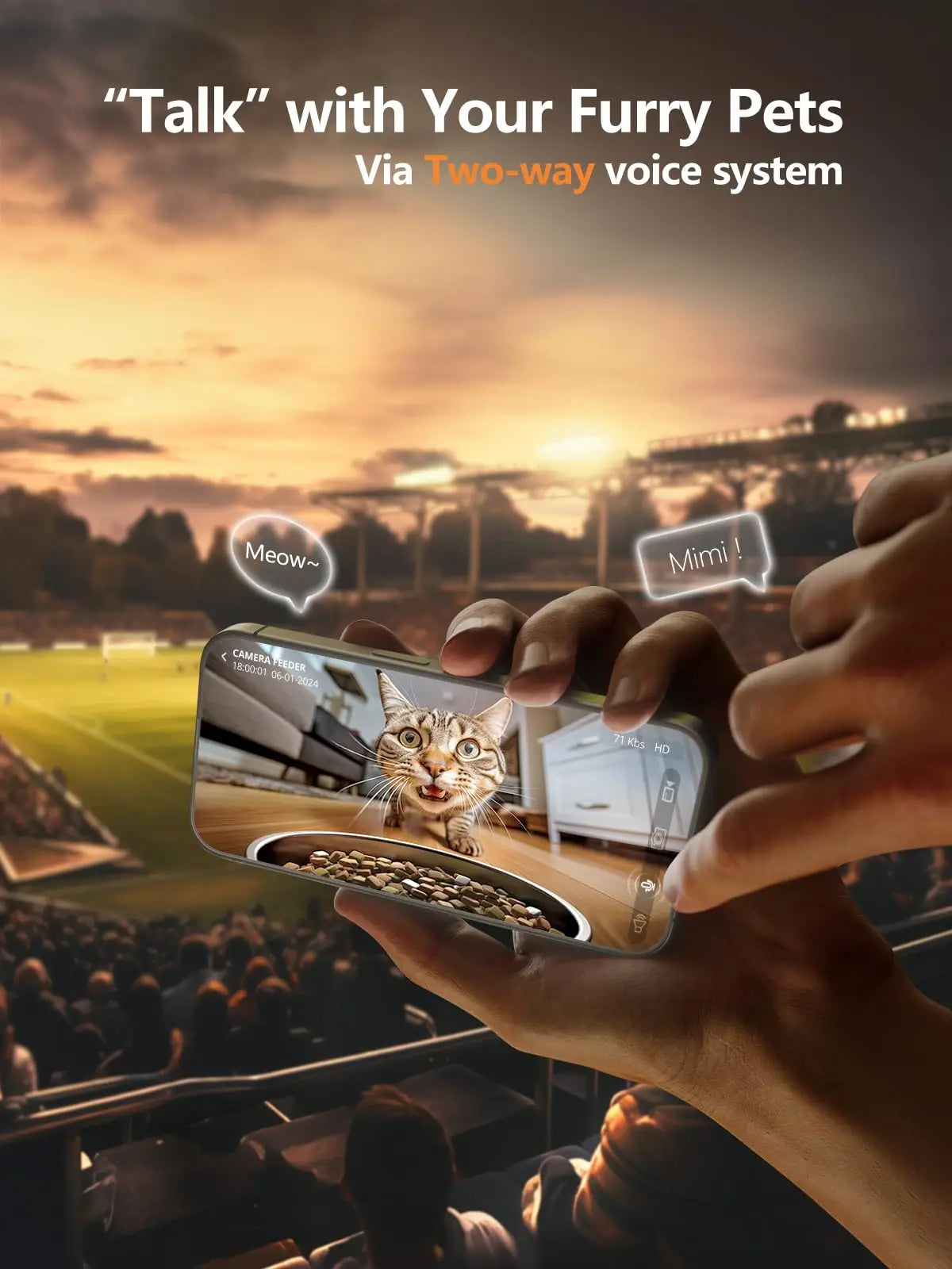 Gamelle Intelligente Connectée Tech'Croq - Contrôle Total sur Votre Téléphone